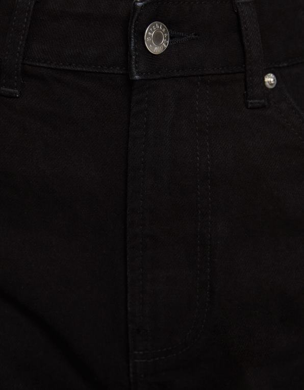 unisex Bershka máma fit džínové šortky P88444020 oblečení Černá