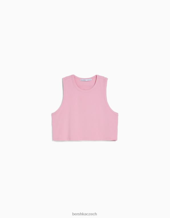 unisex Bershka tílko P88443775 oblečení růžový