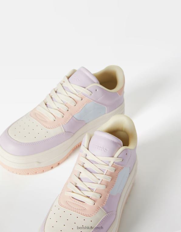 unisex Bershka kontrastní tenisky na platformě P88444174 obuv vícebarevný