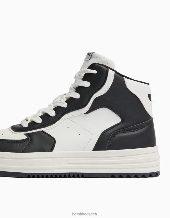 unisex Bershka kontrastní vysoké tenisky P88444182 obuv vícebarevný