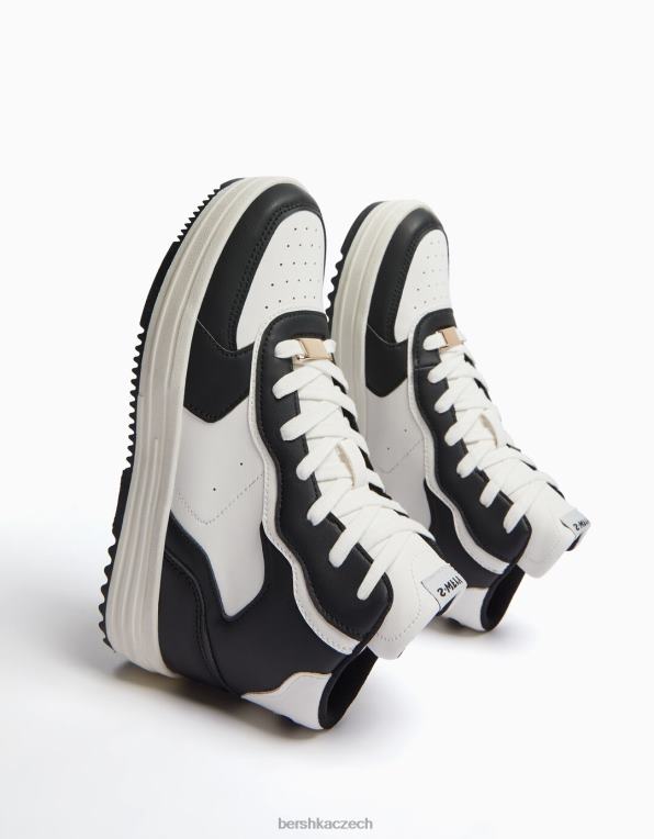 unisex Bershka kontrastní vysoké tenisky P88444182 obuv vícebarevný