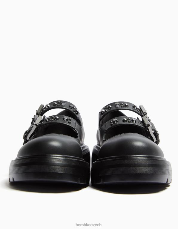 unisex Bershka ploché boty mary jane P88444166 obuv Černá