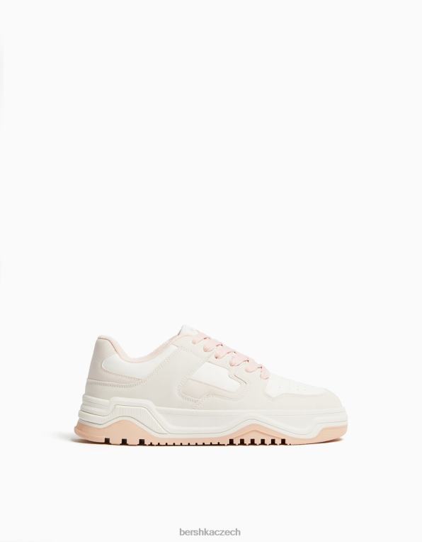 unisex Bershka tlusté tenisky P88444173 obuv růžový