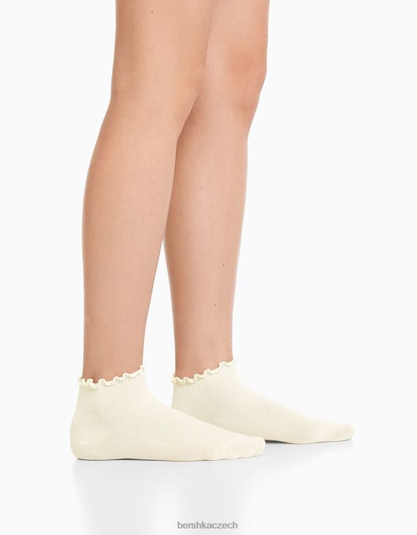 unisex Bershka sada 3 kotníkových ponožek P88444208 Příslušenství Černá