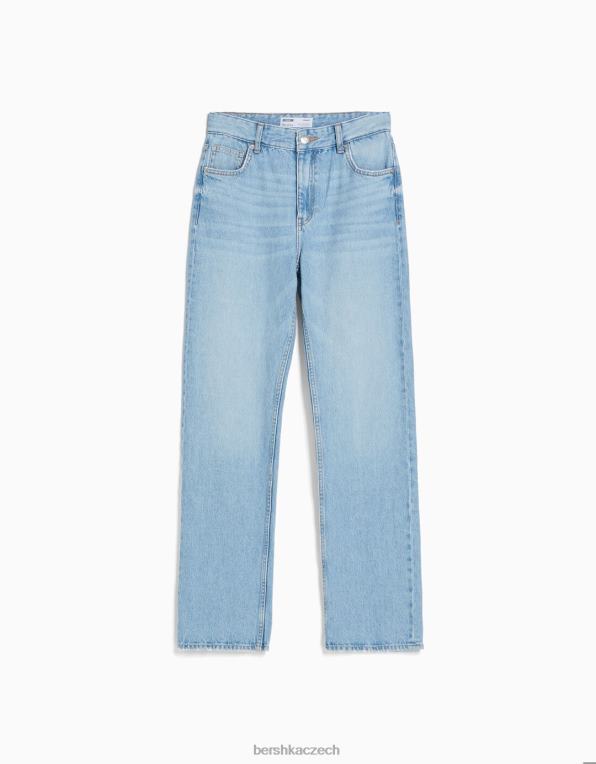 ženy Bershka džíny rovného střihu P88441513 oblečení výhradní