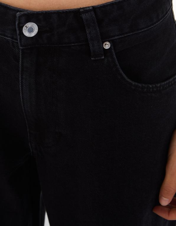 ženy Bershka široké džíny P88441486 oblečení Černá