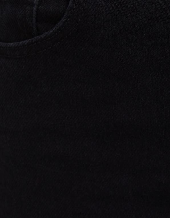 ženy Bershka komfortní džíny s bočním rozparkem P88441570 oblečení Černá