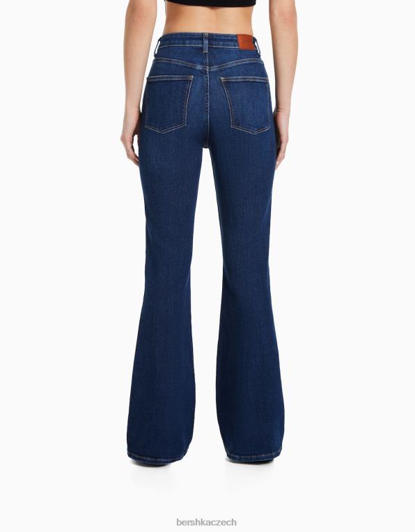 ženy Bershka rozšířené džíny P88441510 oblečení námořnictvo