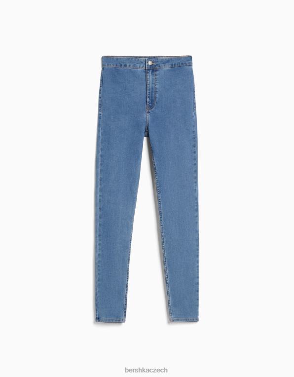 ženy Bershka super vysoké džínové legíny P88441588 oblečení výhradní