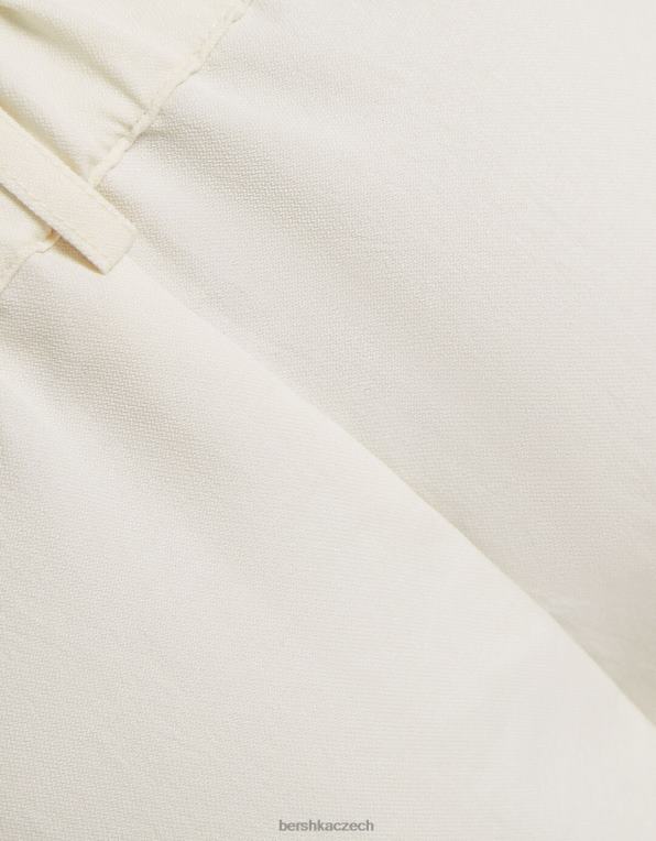 ženy Bershka nákladní joggery na míru P88441353 oblečení krém