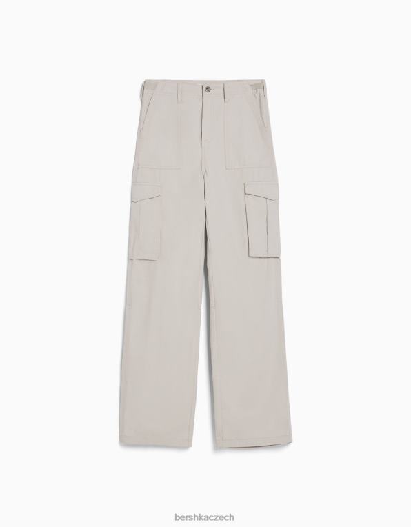 ženy Bershka nastavitelné cargo kalhoty rovného střihu P88441283 oblečení výhradní