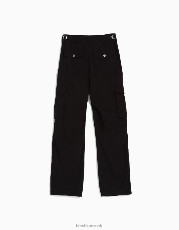 ženy Bershka nastavitelné cargo kalhoty rovného střihu P88441286 oblečení výhradní