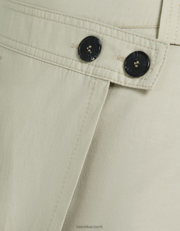 ženy Bershka zabalit náklad skort P88441389 oblečení Šedá