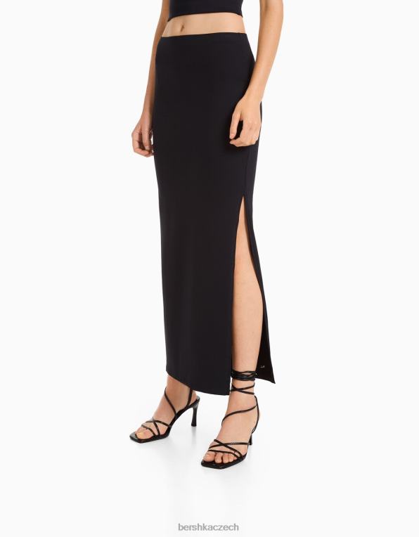 ženy Bershka dlouhá sukně P88441610 oblečení výhradní