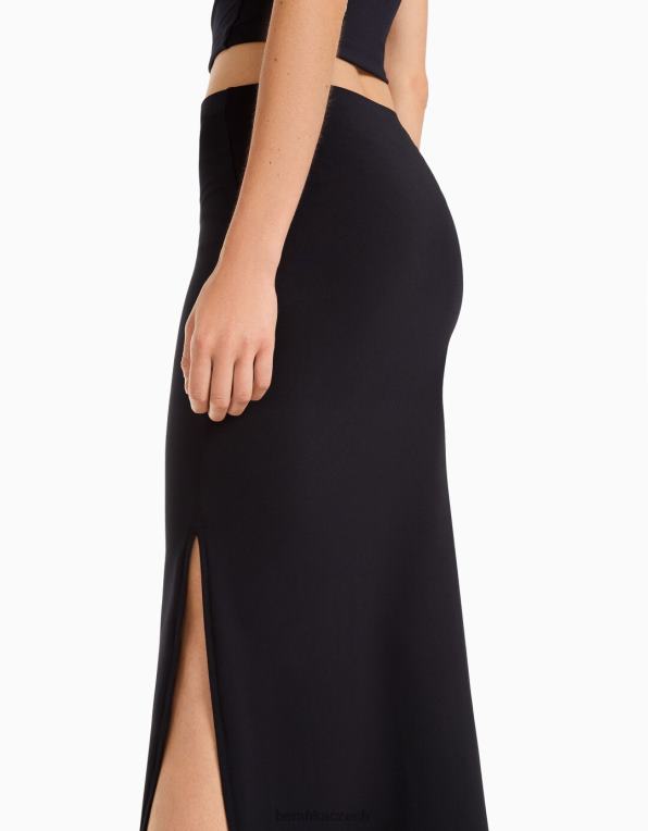 ženy Bershka dlouhá sukně P88441610 oblečení výhradní