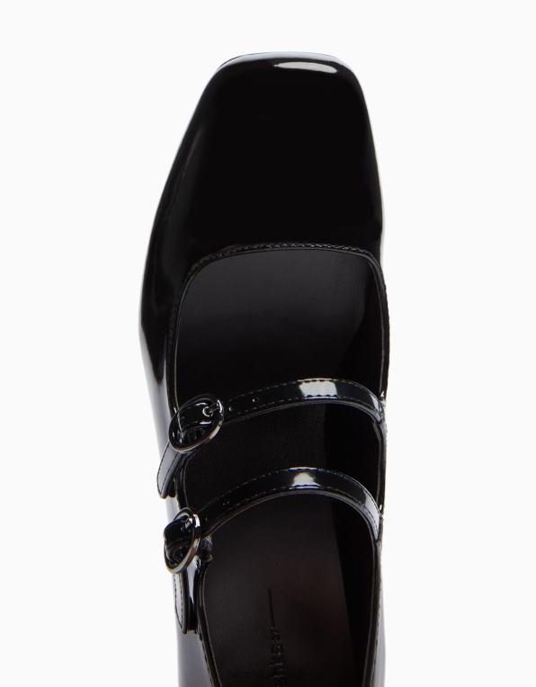 ženy Bershka mary jane block boty na podpatku P88442269 obuv Černá