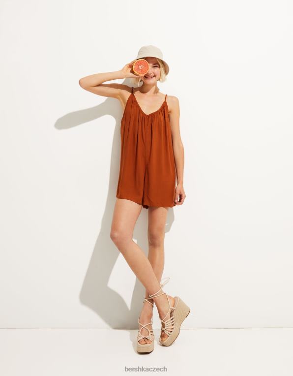 ženy Bershka šněrovací espadrilky na klínku P88442171 obuv ecru