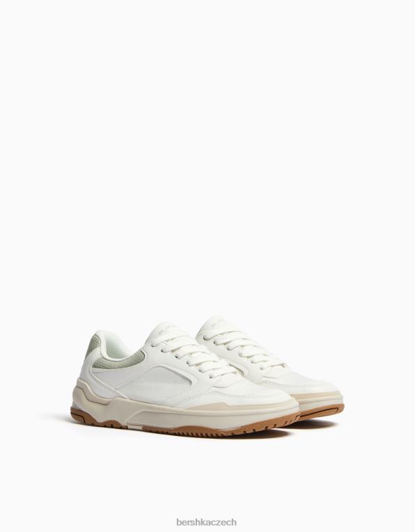 ženy Bershka kontrastní síťované tenisky s barevnými detaily P88442115 obuv vícebarevný