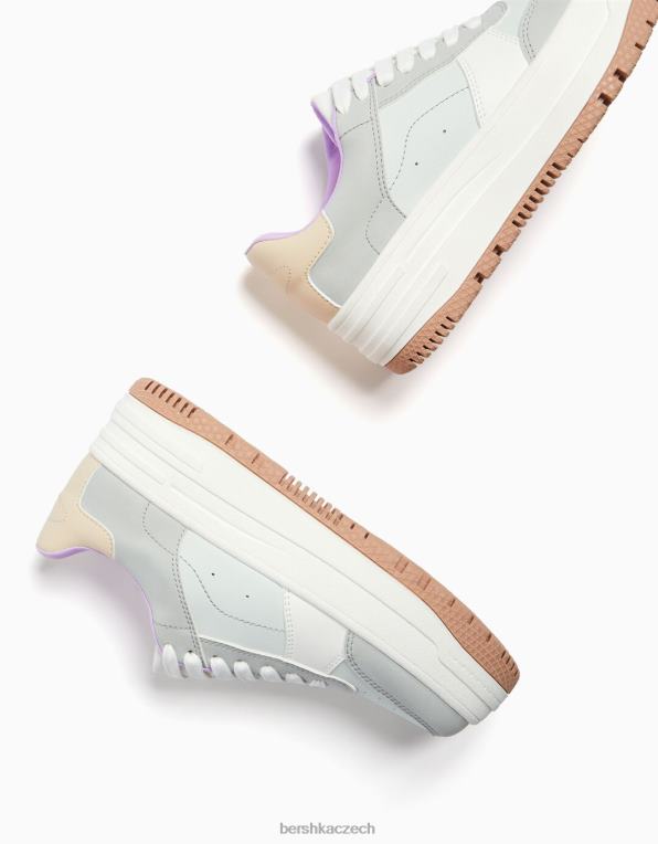 ženy Bershka kontrastní tenisky na platformě P88442106 obuv vícebarevný