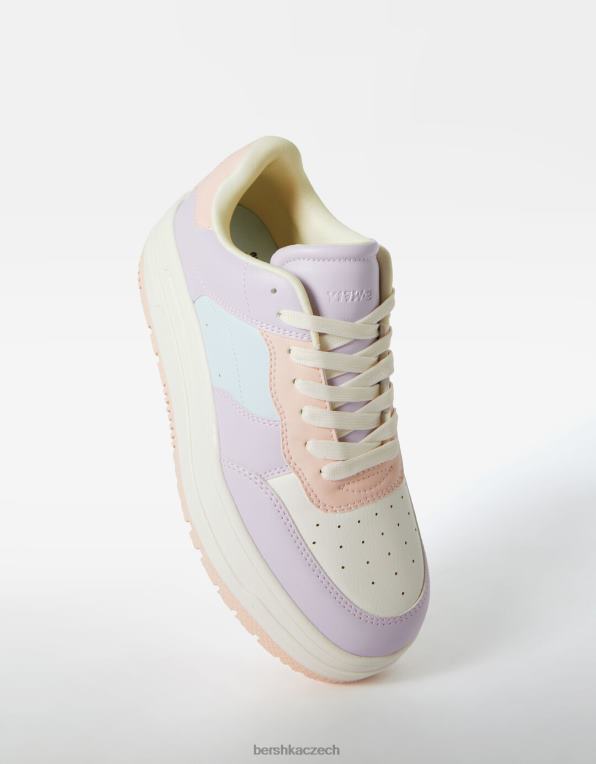 ženy Bershka kontrastní tenisky na platformě P88442107 obuv vícebarevný