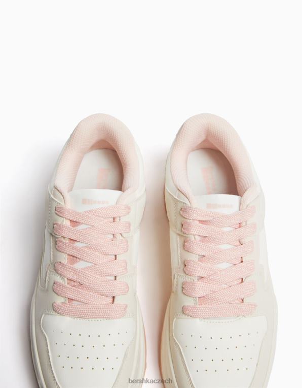 ženy Bershka tlusté tenisky P88442113 obuv růžový