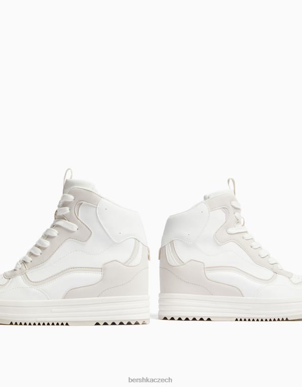 ženy Bershka vysoké tenisky s vnitřním klínem P88442118 obuv vícebarevný