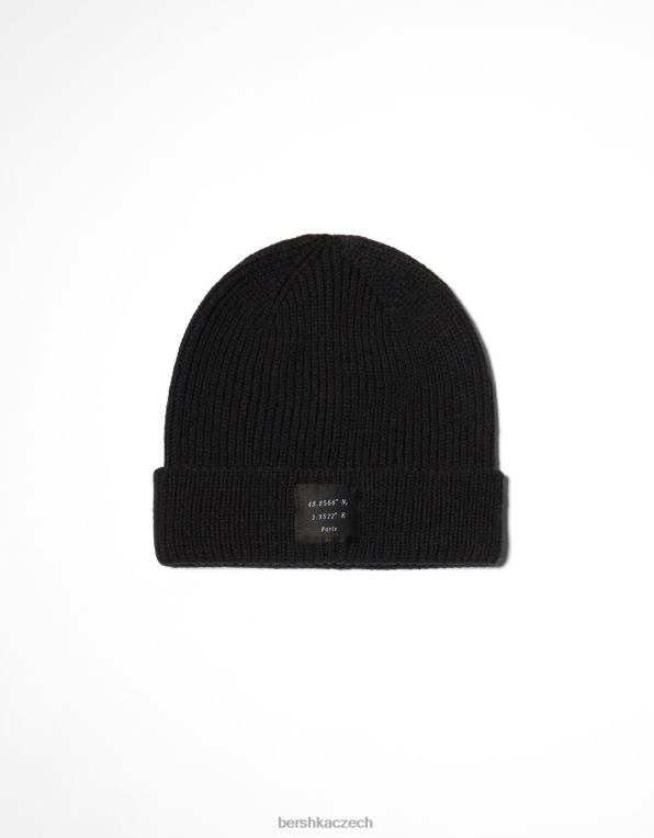 ženy Bershka pletená čepice P88442556 Příslušenství Černá