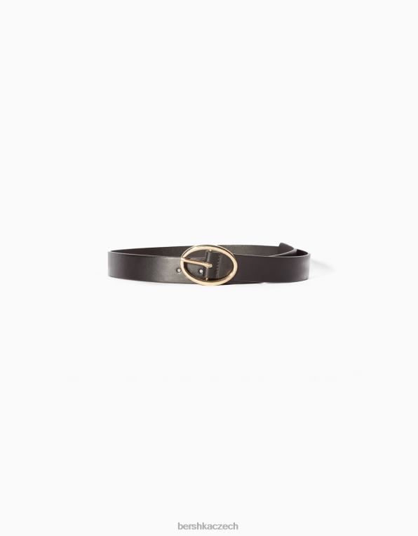 ženy Bershka obyčejný pásek z umělé kůže P88442536 Příslušenství Černá