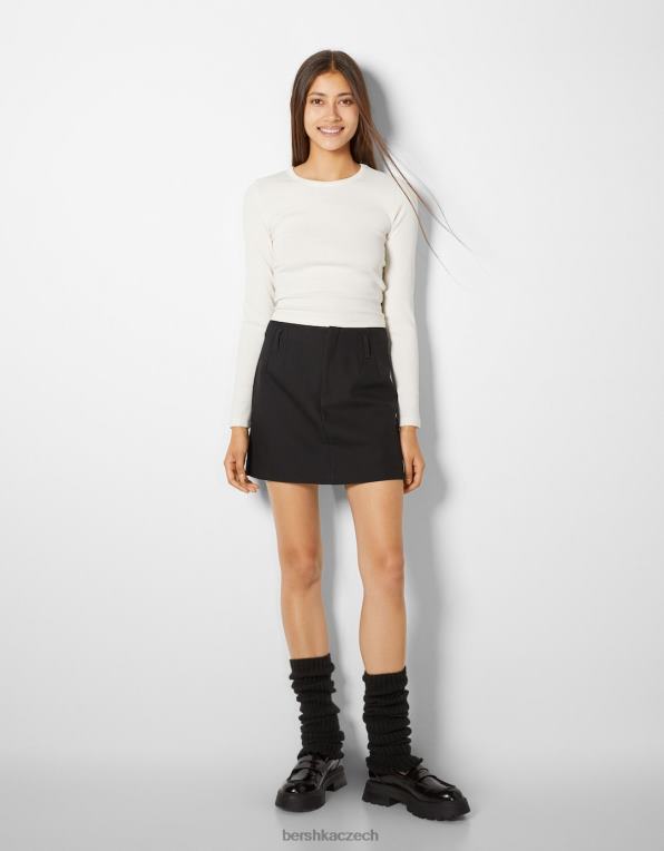 ženy Bershka pletené návleky na nohy P88442599 Příslušenství Černá