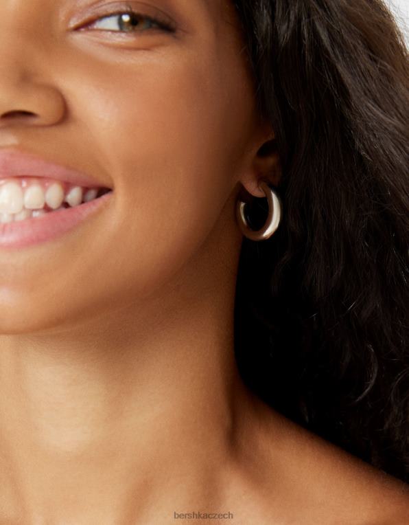 ženy Bershka 7-balení kruhových náušnic P88442513 Příslušenství zlato