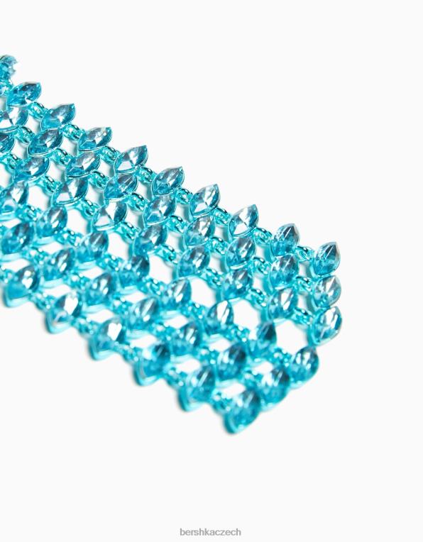 ženy Bershka kamínkové kaskádové náušnice P88441851 Příslušenství modrý