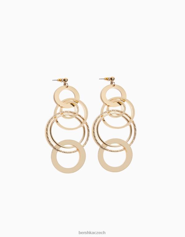 ženy Bershka kulové kaskádové náušnice P88442454 Příslušenství zlato