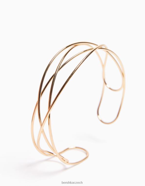 ženy Bershka pletený choker náhrdelník P88442501 Příslušenství zlato