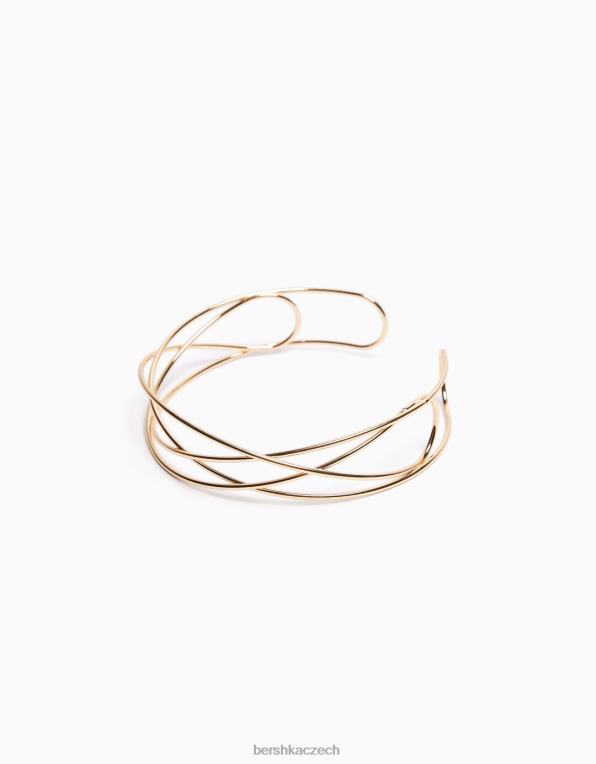 ženy Bershka pletený choker náhrdelník P88442501 Příslušenství zlato