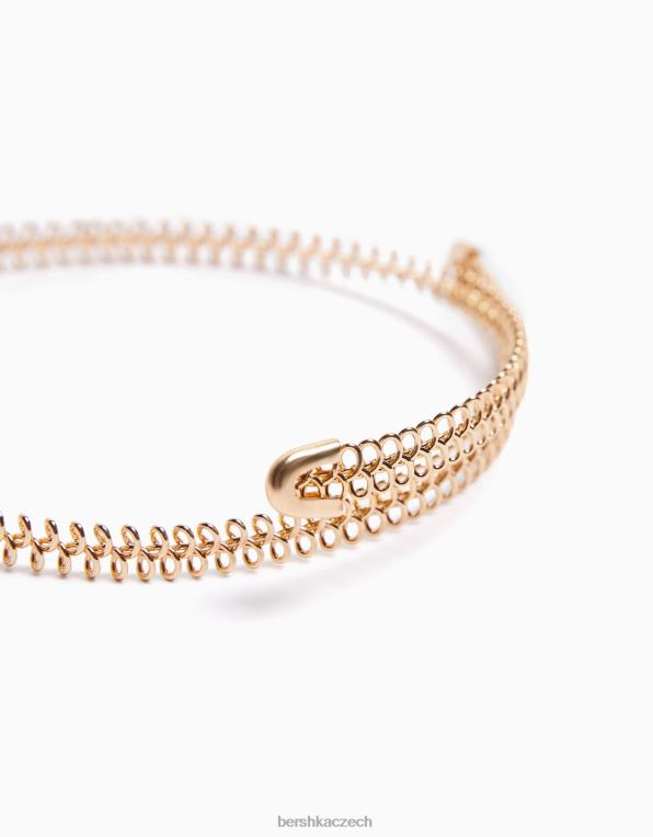 ženy Bershka prodlužovací choker náhrdelník P88444216 Příslušenství zlato