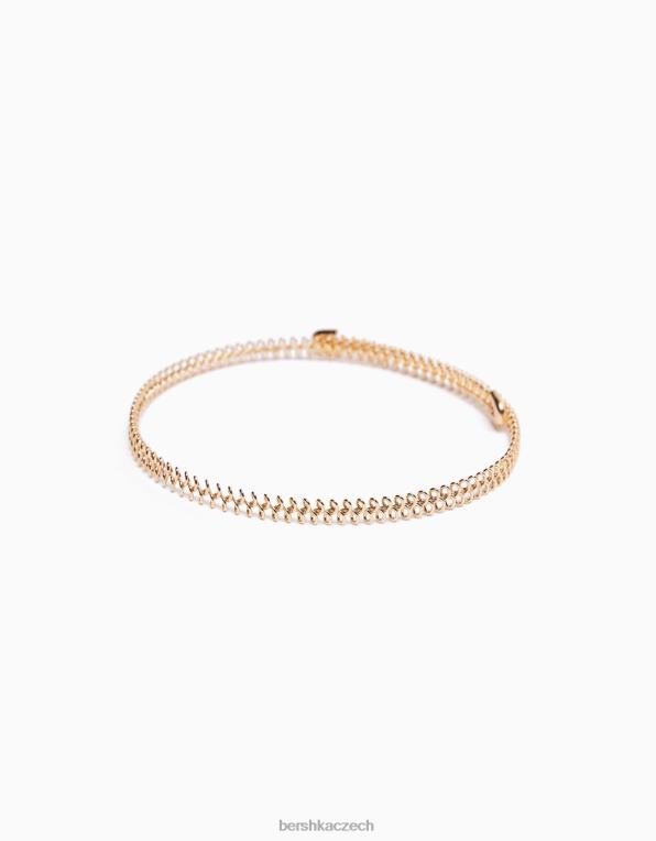ženy Bershka prodlužovací choker náhrdelník P88444216 Příslušenství zlato