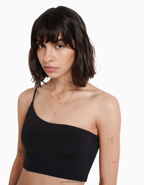 ženy Bershka sada 3 náhrdelníků zvěrokruhu Gemini P88442424 Příslušenství zlato