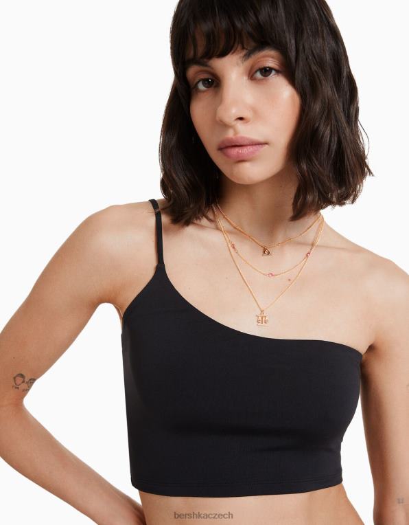 ženy Bershka sada 3 náhrdelníků zvěrokruhu libra P88442426 Příslušenství zlato