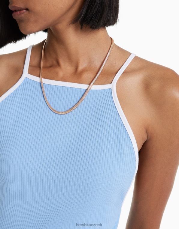 ženy Bershka sada 4 řetízkových náhrdelníků P88442532 Příslušenství zlato