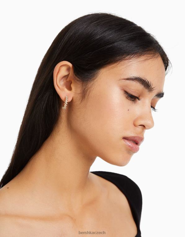 ženy Bershka sada 8 kamínkových kruhových náušnic P88442490 Příslušenství nemyjte