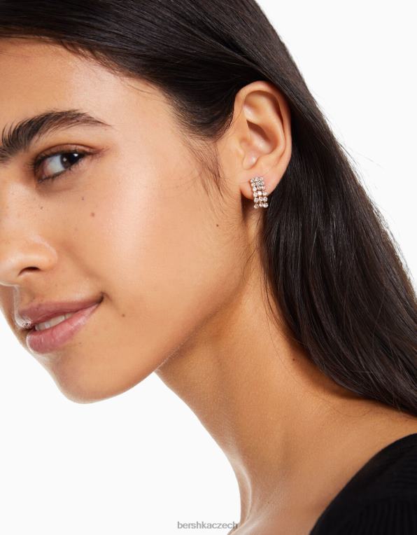 ženy Bershka sada 8 kamínkových kruhových náušnic P88442490 Příslušenství nemyjte