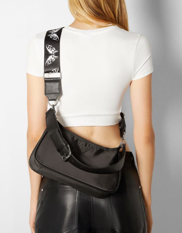 ženy Bershka Crossbody kabelka s motýlím potiskem P88442406 Příslušenství nemyjte