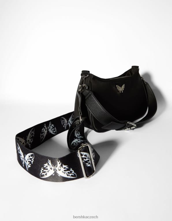 ženy Bershka Crossbody kabelka s motýlím potiskem P88442406 Příslušenství nemyjte