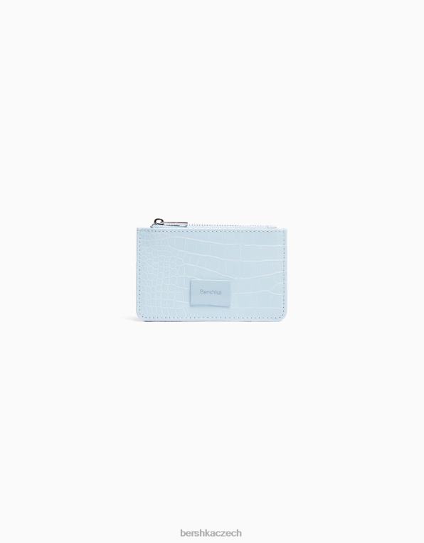 ženy Bershka držák na karty se zvířecím potiskem s embosovanou deskou P88442377 Příslušenství světle modrá