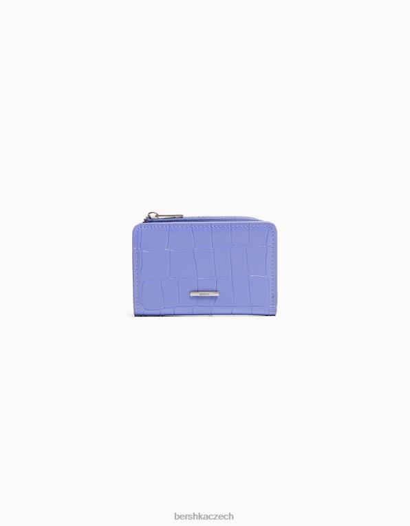 ženy Bershka embosovaná peněženka s umělým lakovaným zvířecím potiskem P88442368 Příslušenství nemyjte