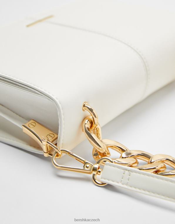 ženy Bershka harmoniková spojka s řetězem P88442402 Příslušenství bílý