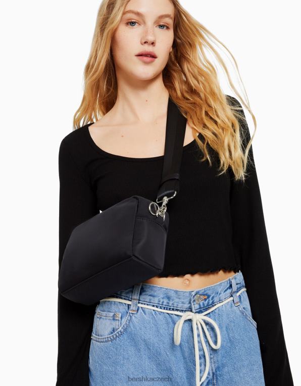 ženy Bershka jednobarevná crossbody kabelka P88442342 Příslušenství nemyjte