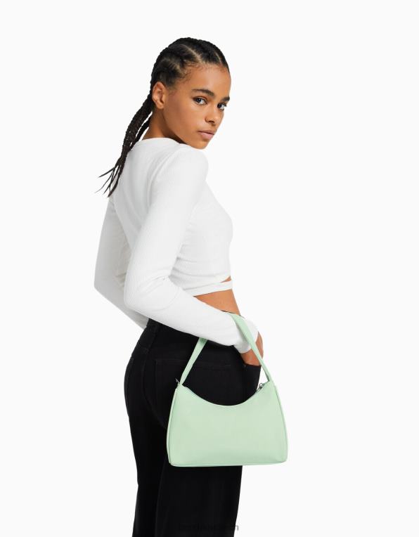 ženy Bershka látková taška přes rameno P88442343 Příslušenství tyrkysový