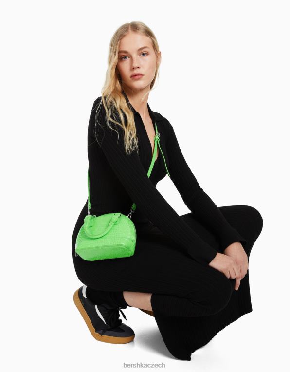 ženy Bershka mini falešná croc taška s popruhem P88442410 Příslušenství nemyjte