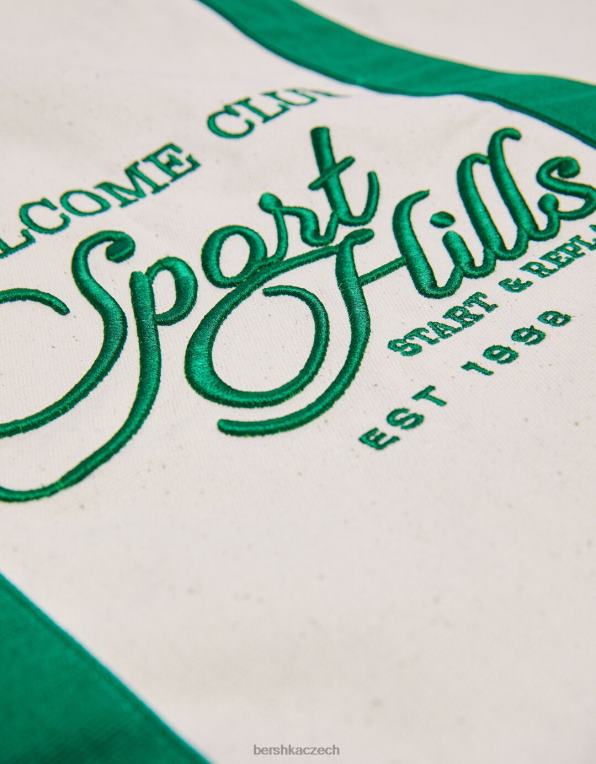 ženy Bershka taška s potiskem P88442416 Příslušenství krém